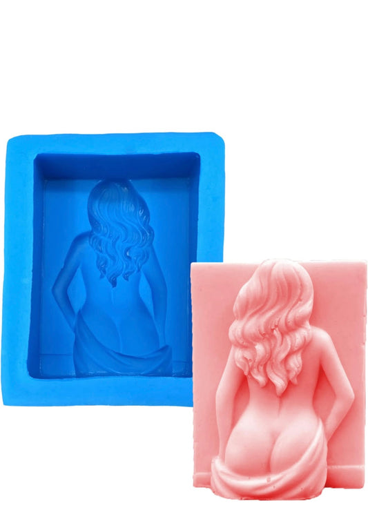 Sexy Lady Statue Candle Mould